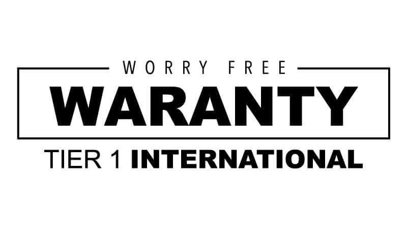 Worry Free Warranty/Replacement Program (Tier 1 International)